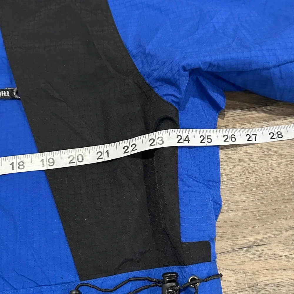 Vintage 90s The North Face Gore-Tex Mountain Jacket Blue Black Mens Size M Shell